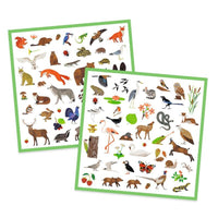Djeco - 160 European Animal Stickers