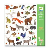 Djeco - 160 European Animal Stickers