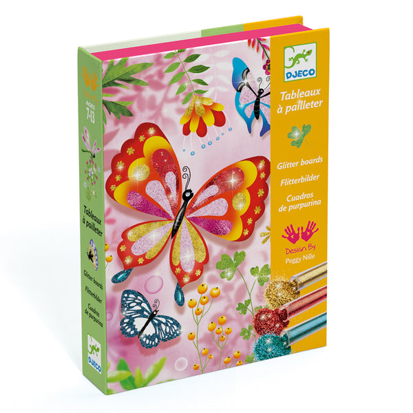 Djeco - Glitter Boards - Butterflies