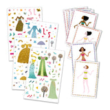 Paper Dolls and Reusable Stickers- Dress Dolls Through The Seasons