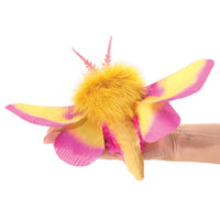 Folkmanis - Rosy Maple Moth Finger Puppets