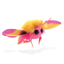 Folkmanis - Rosy Maple Moth Finger Puppets – The Little Toy Shop