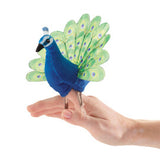 Folkmanis - Peacock Finger Puppet