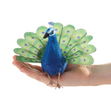 Folkmanis - Peacock Finger Puppet