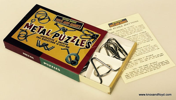 Retro Metal Puzzle Set