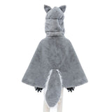 Great Pretenders - Woodland Storybook Wolf Cape Size 4-6
