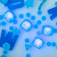 Glo Pals - Light-Up Bath Cubes - Blair (Blue)