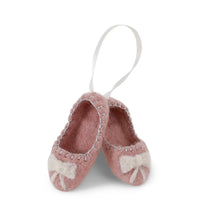 Gry & Sif - Handcrafted Felt Ornaments - Ballet Slippers
