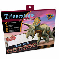 Wood Kit Dinosaur | Small | Triceratops