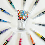Life of Colour - Permanent Paint Pens- Classic Colours Brush Tip