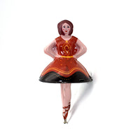 Tin Treasures - Spinning Ballerina Tin Top