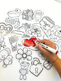 Life Of Colour - DIY 'Cute and Cosy' Colour In Sticker Pack