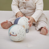 Kaloo - Soft Baby Ball - Kitten And Puppy Print