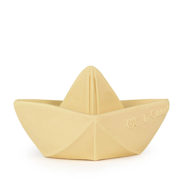 Oli & Carol - Origami Boat Bath Toy - Vanilla
