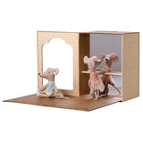 Maileg - Ballet Mice - Dance Studio Little Sister and Brother