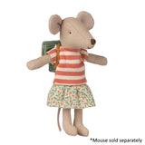 Maileg - Clothing and Bag - Big Sister Mouse - Green