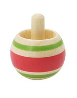 Wooden 'Flip Over' Spinning Top - New Pattern