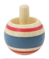 Wooden 'Flip Over' Spinning Top - New Pattern