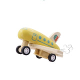 Retro Wooden Pull Back Airliner