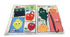 Nursey Times - Crinkly Newspaper - Fruits and Vegetable Alphabet