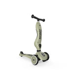 Scoot And Ride - Scoot and Ride Highway Kick 1 Convertible Ride On Scooter - Olive Green