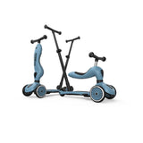 Scoot And Ride - Highwaykick 1 Push and Go Convertible Scooter - Steel