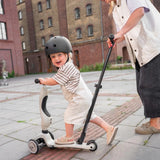 Scoot And Ride - Highwaykick 1 Push and Go Convertible Scooter - Ash Grey