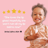 Natural Kids Lip Gloss Wands - Strawberry Cupcake - Pink