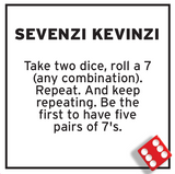 77 ways to play TENZI