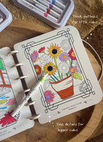 Cub & Fox - Squigs & Go - Amazing Artworks Colouring Pack