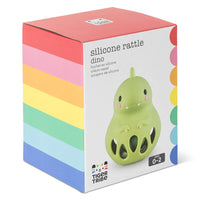 Tiger Tribe - Silicone Rattle -Dino