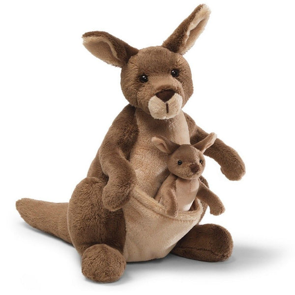Mini red kangaroo plush soft toy, cuddly Australian native stuffed animal  by Bocchetta Plush Toys