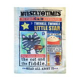 Nursey Times - Crinkly Newspaper - Nursery Rhymes
