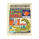 Nursey Times - Crinkly Newspaper - A-Z Aussie Animals