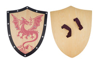 Wooden Sword & Shield - Dragon Insignia