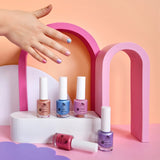 No Nasties - Water Based Scented Scratch Off Kids Nail Polish: Cherry Berry - Bright Pink