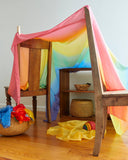 Rainbow Playcloth - 100% Cotton Montessori, Waldorf Toy