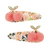 Mimi & Lula - Hair Clip Pack - Pom Pom Cherry Clips