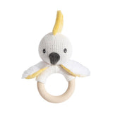Living Textiles - Cockatoo Ring Rattle