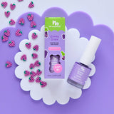 20 FREE Water Based Scented Scratch Off Kids Nail Polish: Strawberry Cupcake - Pastel Pink