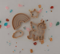 Kinfolk - Fairytale Unicorn Eco Dough Cutter Set