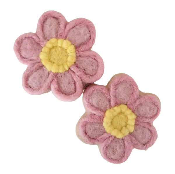 Felt Sweets & Treats - Pink Flower Biscuit 1pc