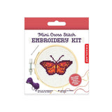 Kikkerland - Mini Cross Stitch Embroidery Kits