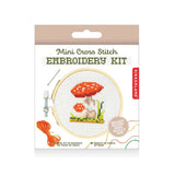 Kikkerland - Mini Cross Stitch Embroidery Kits