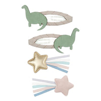Mimi & Lula - Mini Hair Clips - Dino Dreamer