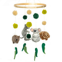 Handcrafted Felt Mobile - Australian Animals