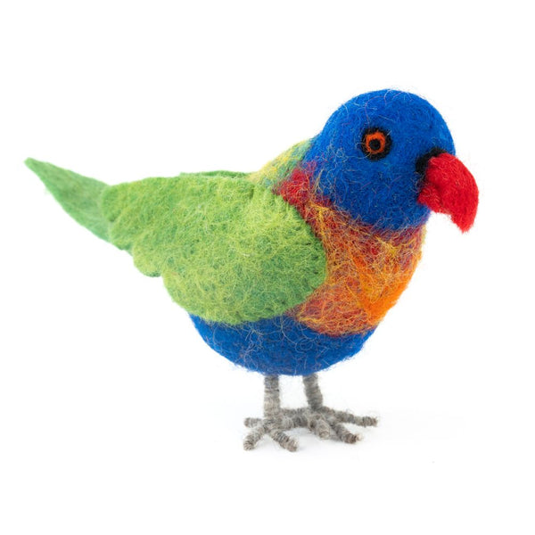 Handcrafted Felt Australian Animals - Lorrikeet