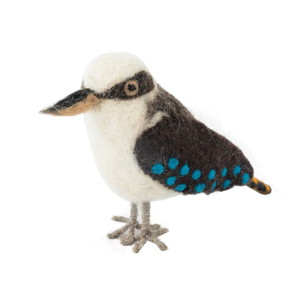 Handcrafted Felt Australian Animals - Kookaburra
