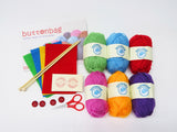 Buttonbag - Learn to Knit - Suitcase Kit