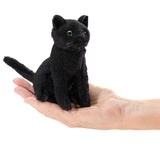 Folkmanis - Mini Black Cat Finger Puppet